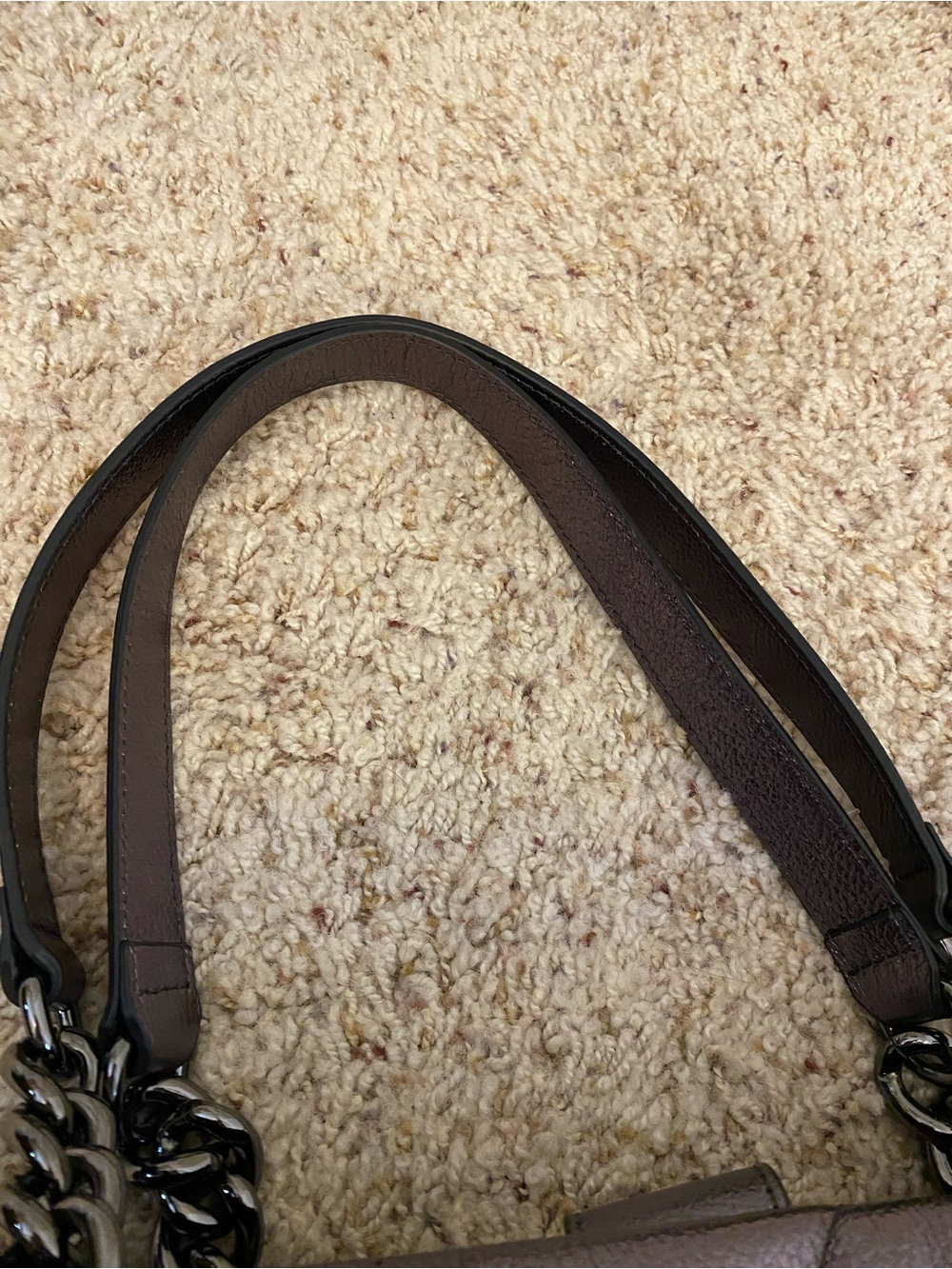 Kurt Geiger Leather Soho dark metallic bag - Picture 13 of 16